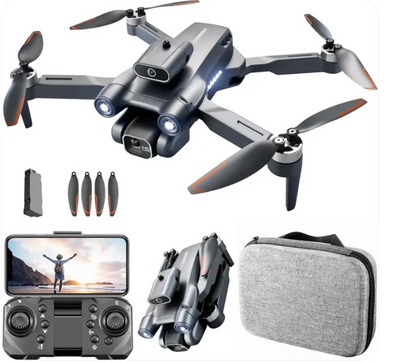 Drone with Camera, HD 4K Foldable Drone Long Flight Time, RC Quadcopter with Bag, Circular Flight, 3D Flip, One Button Return, Headless Mode, Mini Drone