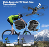 Drone with Camera, HD 4K Foldable Drone Long Flight Time, RC Quadcopter with Bag, Circular Flight, 3D Flip, One Button Return, Headless Mode, Mini Drone